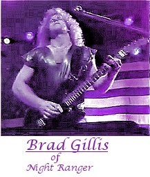 Image of Brad Gillis of Night Ranger playing guitar.