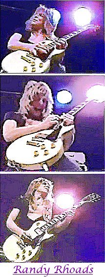 Image of Rand Rhoads playing guitar.